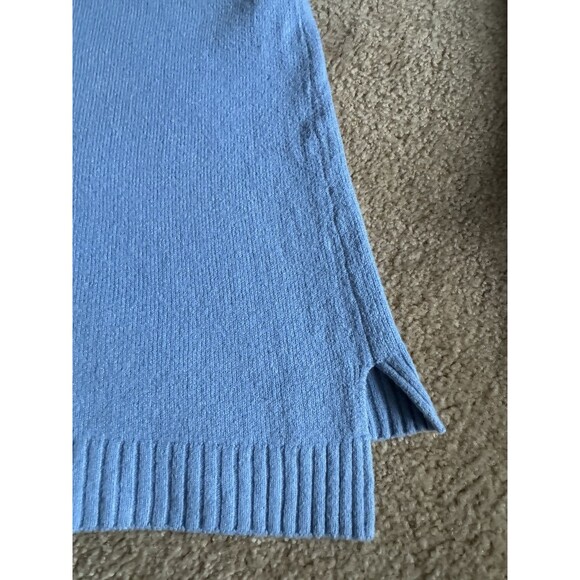 J Jill Sweater Women’s Size XL Blue Cowl Neck Boucle‎ Teddy Fuzzy Cozy Textured - Picture 3 of 9